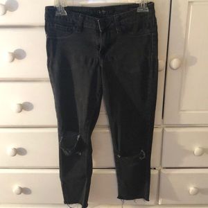 Jessica Simpson KISS Me Jeggings size 28R cutoffs